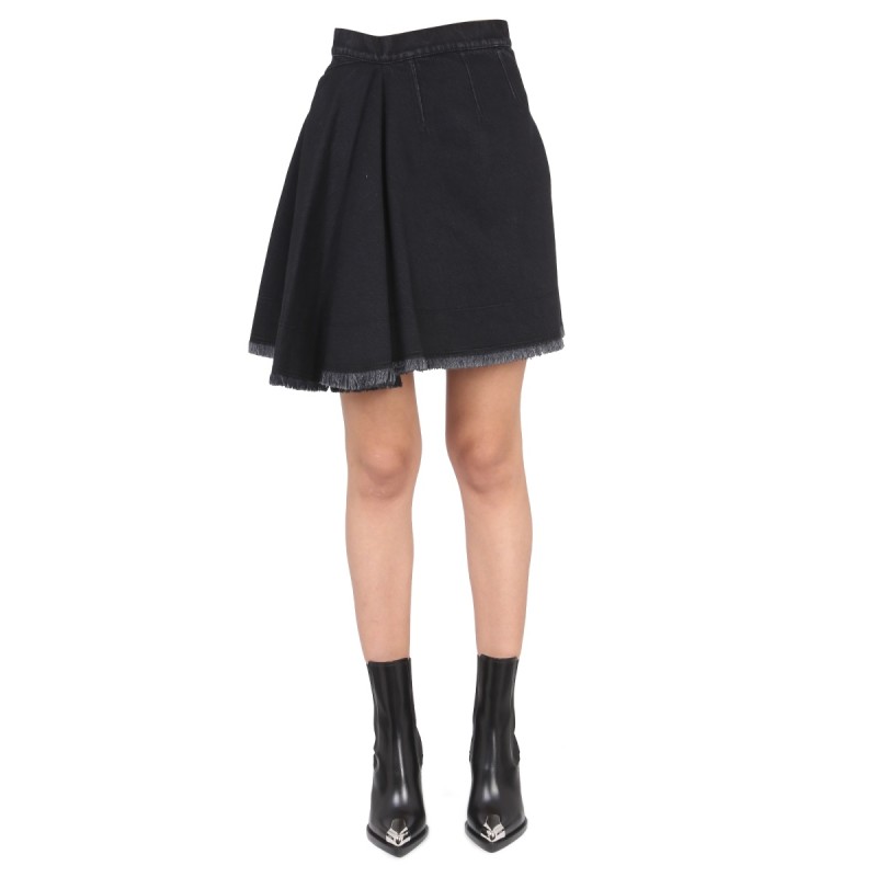 ASYMMETRICAL MINI SKIRT