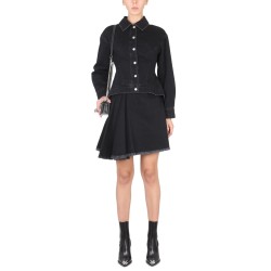 ASYMMETRICAL MINI SKIRT
