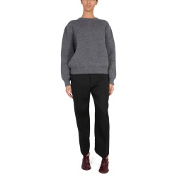 COMPACT WOOL PANTS