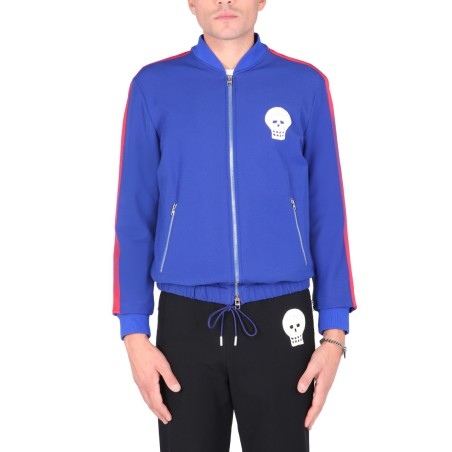 "SKULL" EMBROIDERED SWEATSHIRT