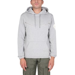 SWEATSHIRT WITH EMBROIDERED SKULL