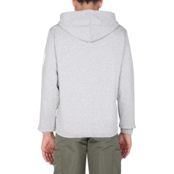 SWEATSHIRT WITH EMBROIDERED SKULL