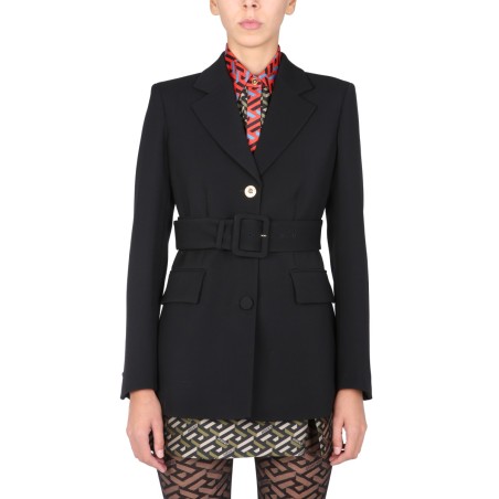 JACKET WITH MEDUSA BUTTON