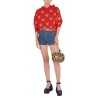 BERMUDA WITH EMBROIDERED TEDDY