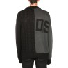 SWEATER WITH LOGO INLAY