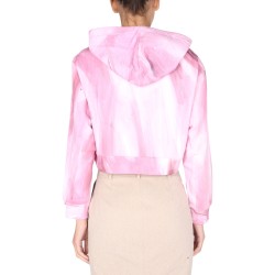 "ART THEME" CROPPED SWEATSHIRT