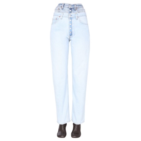 DOUBLE WAISTED JEANS