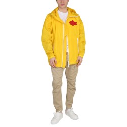 JACKET WITH LOGO PATCH