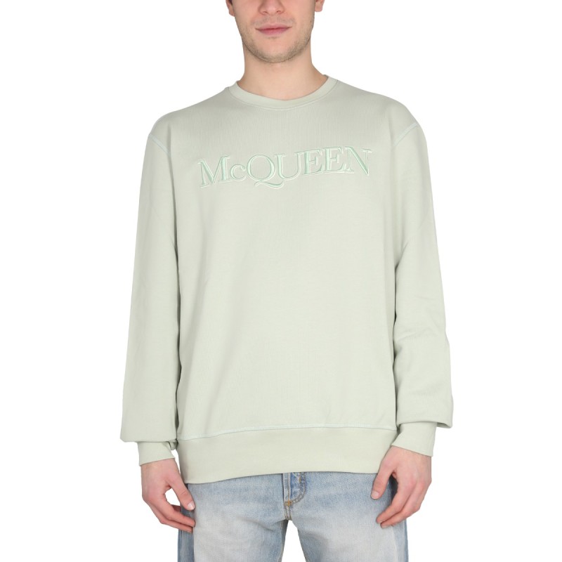 SWEATSHIRT WITH LOGO EMBROIDERY