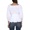 COTTON POPLIN TOP