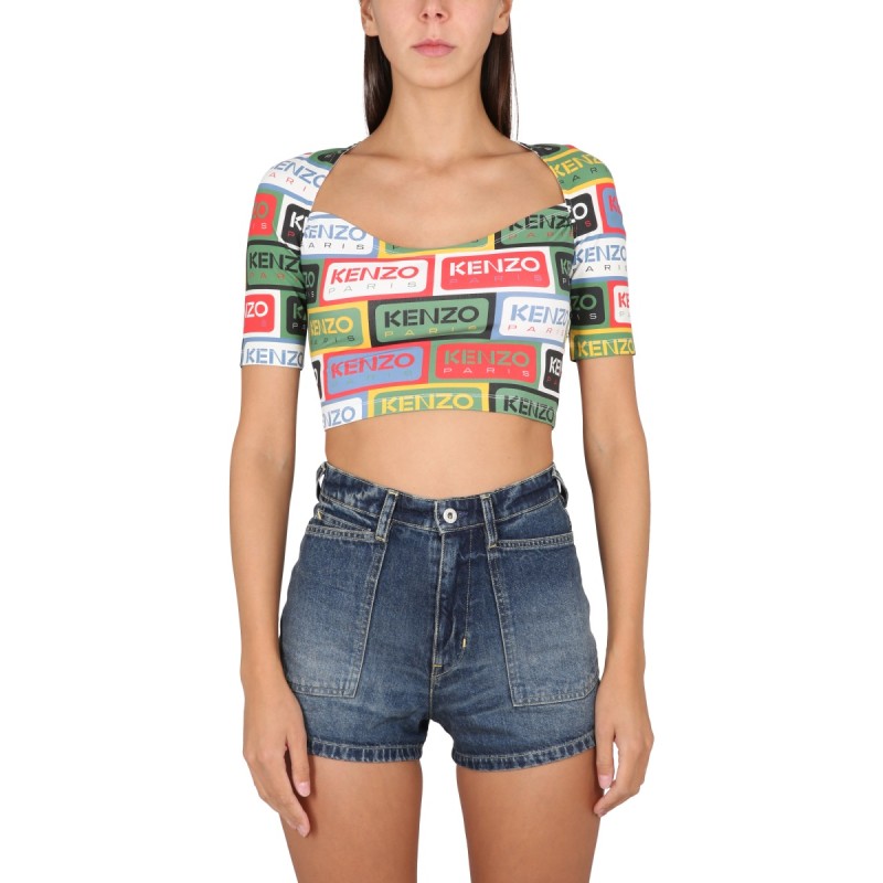 KENZO LABELS SHORT TOP