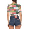 KENZO LABELS SHORT TOP