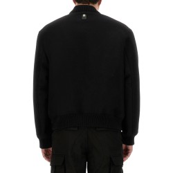 BOMBER JACKET WITH LOGO