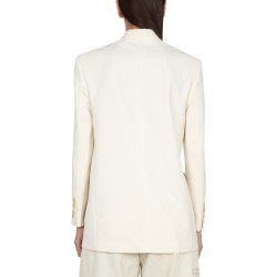 BLAZER WITH KNIT DETAIL