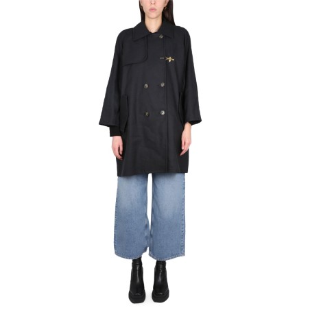 DOUBLE-BREASTED TRENCH COAT