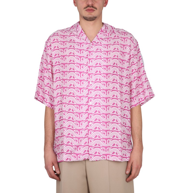 MONOGRAM WAVED SHIRT