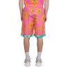 SUNFLOWER PRINT BERMUDA SHORTS