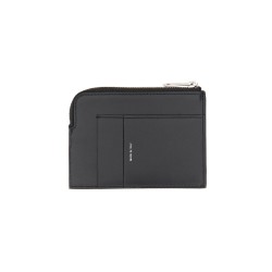 SIGNATURE STRIPE ZIPPER WALLET