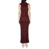VISCOSE HOODED DRESS