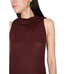 VISCOSE HOODED DRESS