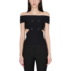 TOP WITH CUT-OUT DETAILS