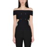 TOP WITH CUT-OUT DETAILS