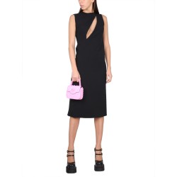 SLEEVELESS MIDI DRESS WITH CUTOUTS