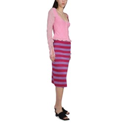 CARDIGAN WITH RUFFLED SLEEVE