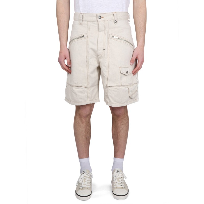 PEIO DENIM BERMUDA SHORTS