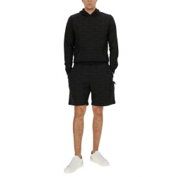 SWEATSHIRT WITH ALL OVER LOGO