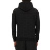 SWEATSHIRT WITH ALL OVER LOGO