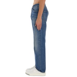 JEANS WITH LOGO DETAIL
