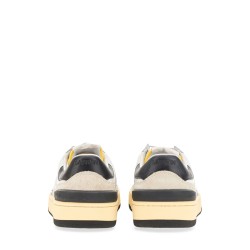MESH, SUEDE AND NAPPA LEATHER SNEAKER