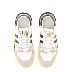 MESH, SUEDE AND NAPPA LEATHER SNEAKER