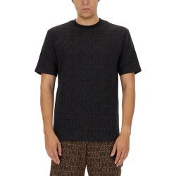 T-SHIRT WITH ALL OVER LOGO