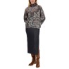 PRINTED WOOL SWEATER