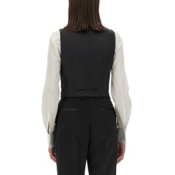 DOUBLE-BREASTED TUXEDO VEST