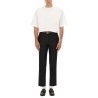 WOOL BLEND TWILL PANTS