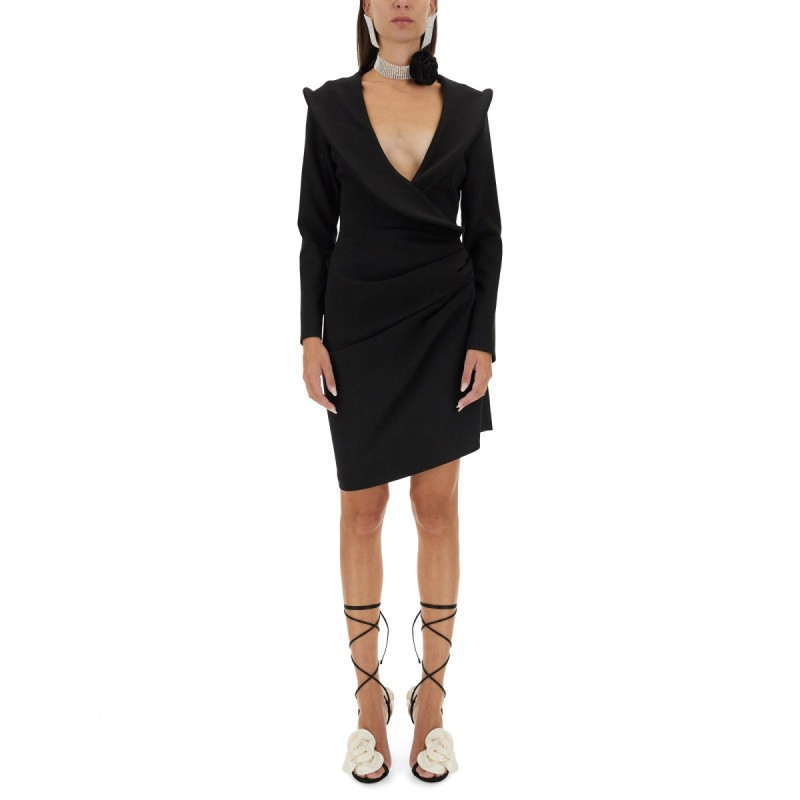 SCULPTURAL MINI DRESS
