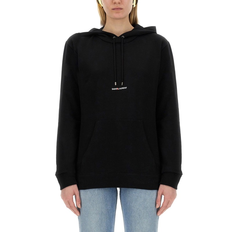 SWEATSHIRT WITH LOGO PRINT