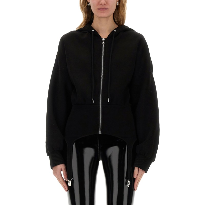 SWEATSHIRT WITH SUSPENDERS