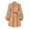 ANIMAL PRINT MINI DRESS