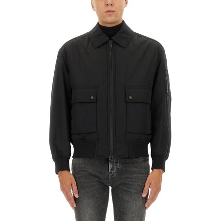 BOMBER JACKET WITH REMOVABLE LINING