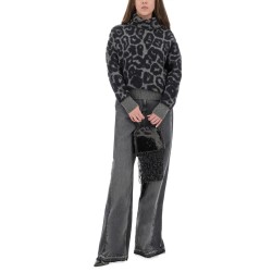 WOOL AND ALPACA "LEOPARD" SWEATER