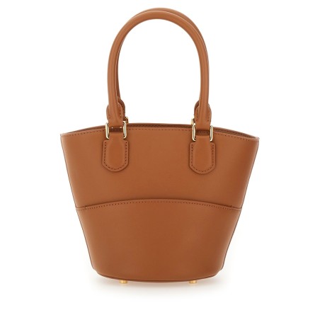 LEATHER TOTE BAG WITH CHARM
