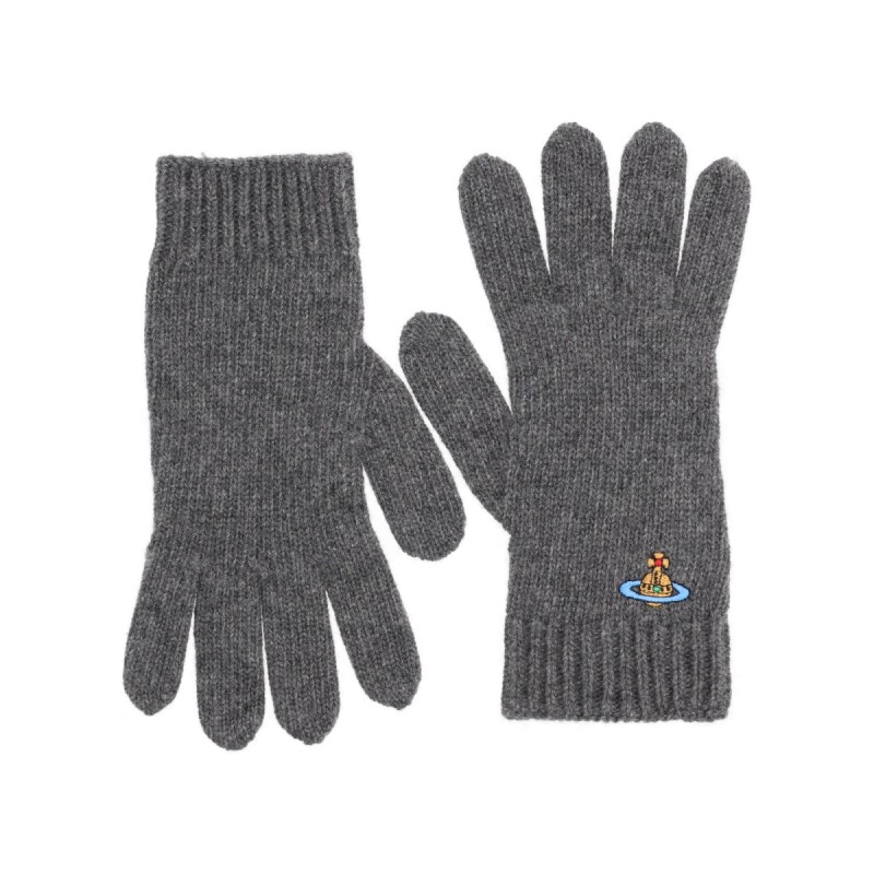 GLOVES WITH ORB EMBROIDERY