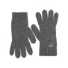 GLOVES WITH ORB EMBROIDERY