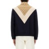 WOOL BOMBER JACKET WITH PRINT TOUTE LA V