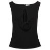 TOP WITH FLOWER DETAIL
