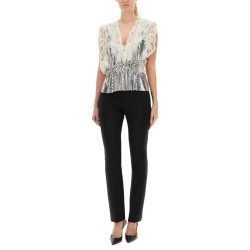 LACE AND SEQUIN TOP